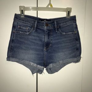 High Waisted Hollister Jean Shorts